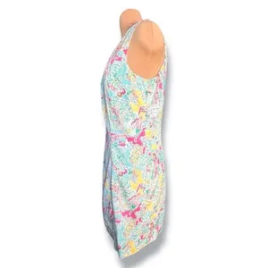 Lilly Pulitzer Camden Dress In The‎ Beginning Pastel Pink Blue Sleeveless Resort thumbnail 4