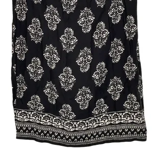 Hollister Dress Size‎ Small Black White Floral Pattern SS Open Shoulder thumbnail 3