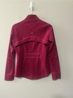 Lululemon Define Jacket Diamond Jacquard Berry Rumble Jewelled Magenta 10 W4100S thumbnail 4