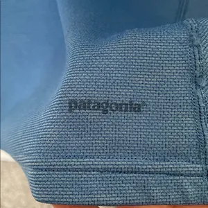 Patagonia Light Blue Quarter Zip Pullover Medium thumbnail 3