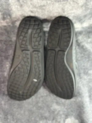 OOFOS OOlala Luxe Glossy Black Recovery Sandals Women Size 10 EU 41⁠ thumbnail 7