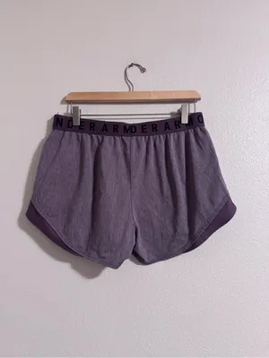 Purple Under Armour Women's Athletic Shorts thumbnail 3