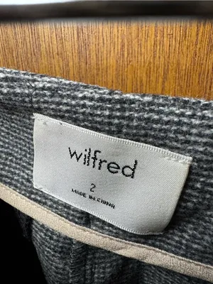 Wilfred Womens Chambery Ankle Pants Grey Glencheck Plaid Wool Cashmere 2 thumbnail 4