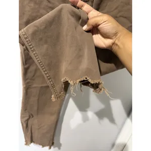 We The Free Free People Raw Hem Ankle Jeans Sienna Brown Sz 28 W thumbnail 4