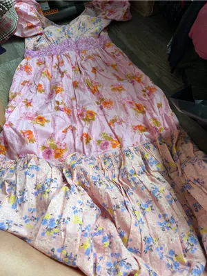 Love Shack Fancy Angie floral Midi Dress size 8 thumbnail 5
