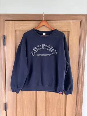 KULE Organic Cotton Raleigh Dropout University Crewneck Sweatshirt Women’s Large thumbnail 2