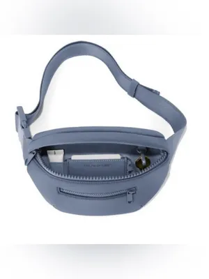 Dagne Dover Ace Neoprene Belt Bag Fanny Pack in Ash Blue thumbnail 7