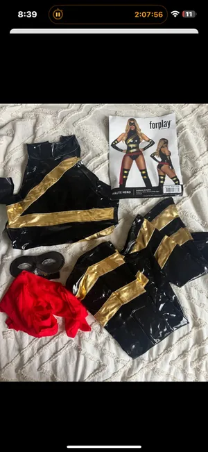 Spirit Halloween Never worn — brand new “Haute Hero” Halloween costume by Forplay! thumbnail 7