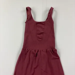 FP Movement Jumpsuit Womens XS Red Knit Flare Leg Sleeveless Scoop Neck Stretch thumbnail 10