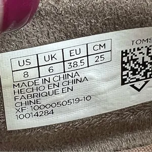 TOMS Desert Tan Suede Women's Palma Wrap Slip-Ons 10014282 size 8 thumbnail 8