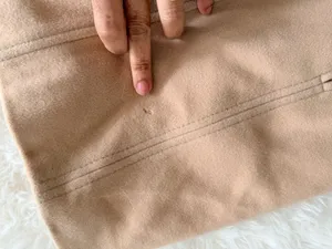 Next Beige Wool Blend Button Front Coat Size 8 Tan thumbnail 2