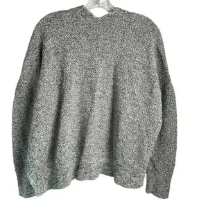 GAP Women's White and Black Open Front Cardigan Sweater‎ Size L Casual Knit thumbnail 11