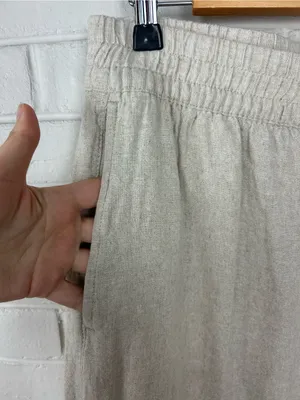 Old Navy Linen Wide Leg Pants Size L thumbnail 6