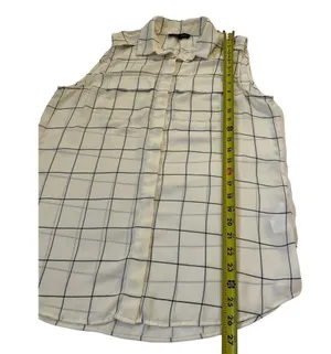Banana Republic Women Size Medium Sleeveless Collared Lightweight #14-72 thumbnail 6