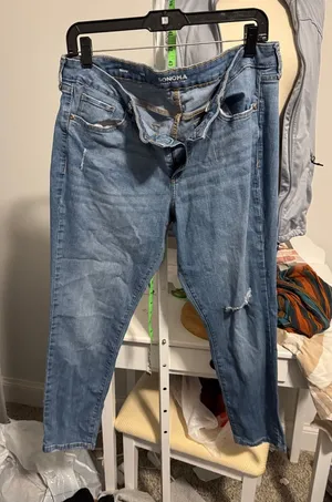 Sonoma Light Blue Distressed Jeans thumbnail 1