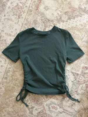 Blue Sinched Tshirt thumbnail 1