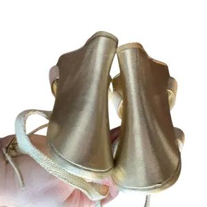 Lilly Pulitzer Shoes Womens Size 9.5 Gold Wedge Strappy Sandals‎ Ankle Strap thumbnail 7