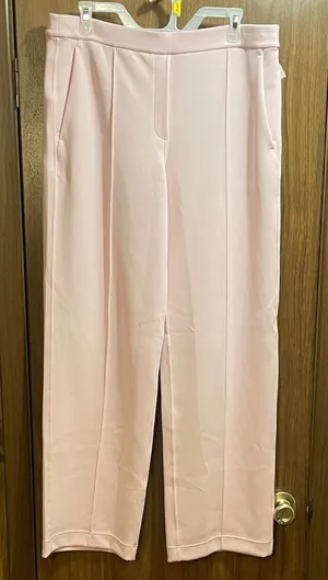 Lululemon Athletica Pintuck soft stream Wide Leg Pants - pink porcelain thumbnail 1