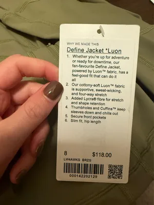 Lululemon Green Define Jacket thumbnail 2