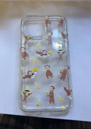 iPhone 13 mini phone case curious George thumbnail 1