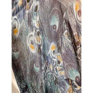 NWOT Savee Laguna Beach Women's Peacock Feather Mini Dress Multicolor Small thumbnail 10