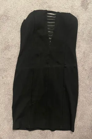 Strapless Black Dress thumbnail 1