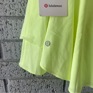 Lululemon Court Rival High-Rise Skirt *Long Faded Zap Green Size 4 Golf Tennis thumbnail 7