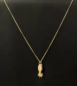 Boutique Boho 18K Gold Pendant Necklace thumbnail 2
