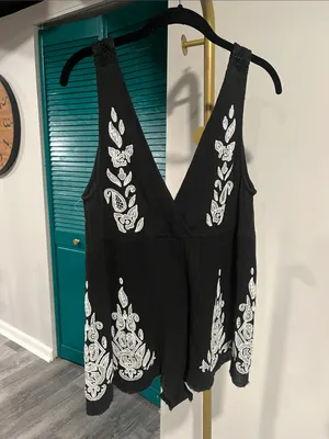 RARE - FREE PEOPLE - NW(partial)T Songbird Romper XS thumbnail 7