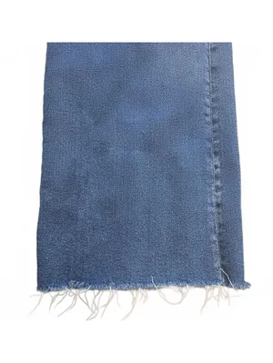 Kensie The Kaya High Rise Wide Leg Jeans blue raw frayed hem size 6 Casual thumbnail 7