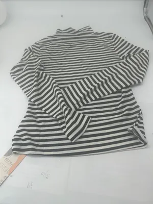 Women’s Striped Long-Sleeve Tee - Black & White thumbnail 5