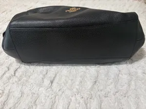 Coach Hallie F80268 Black Pebbled Leather Hobo Bag thumbnail 6