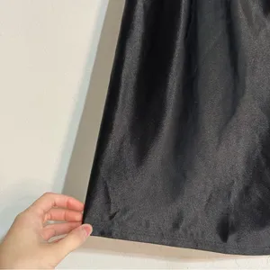 Express Satin Twist Halter Neck Midi Dress in Black Size XL Holiday Formal Event thumbnail 3