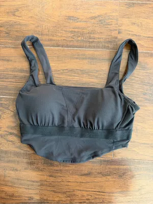 Athletic Crop Top Black thumbnail 6