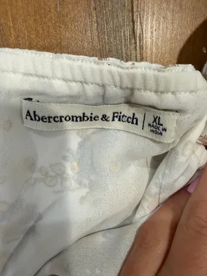 Abercrombie & Fitch Floral Tie Front Midi Dress Women's XL NWT Cottagecore thumbnail 13