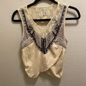 Free People Sahara Beaded Crochet Top thumbnail 4
