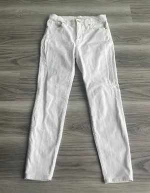 Madewell White Jeans Size 28 thumbnail 1