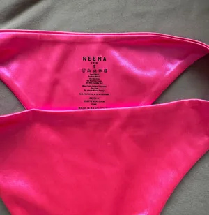 Oh Polly Pink satin Bikini Bottom thumbnail 4