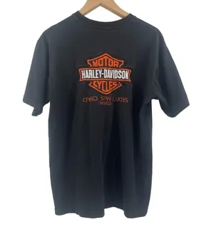 HARLEY DAVIDSON Motorcycles T-Shirt Size S/M Cabo San Lucas Mexico Embroidery thumbnail 2