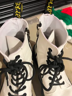 Combat Boots White Size 8 thumbnail 4