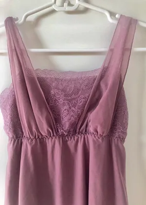 Dusty purple langerie top thumbnail 3