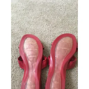 George Women's Red Slides Sandals Slip On Slides Shoes Size 8.5 thumbnail 7
