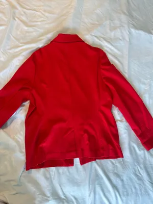 Roz & Ali Red Blazer Jacket thumbnail 5