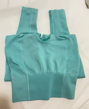 Gymshark Vital Seamless Seafoam Green Leggings thumbnail 2