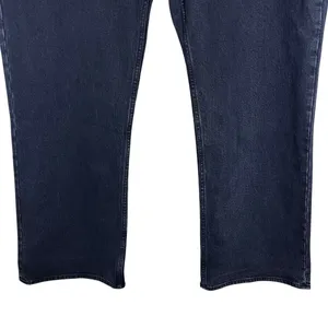 NWT Abercrombie & Fitch The Baggy Low Rise Solid Jeans Black Wide Leg Size 34L thumbnail 3