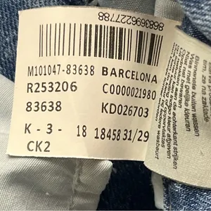 Mavi Barcelona High Rise Wide Leg Womens Size 31 Blue Denim Jean‎ *TINY FLAW thumbnail 4