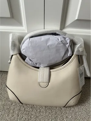Coach Originals Hamptons 2005 Hobo Shoulder Bag NWT Silver/Chalk thumbnail 3