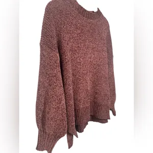 Altar’d State Slouchy Pink Knit Sweater thumbnail 2