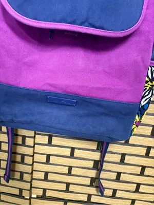 Vera Bradley Purple And Navy Backpack thumbnail 4