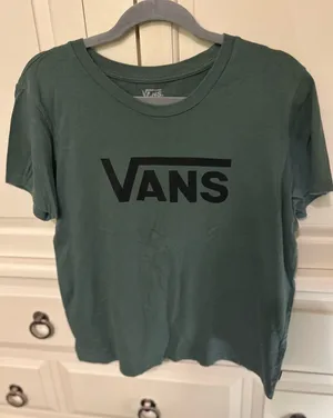 Vans Olive Green Logo Tee thumbnail 1